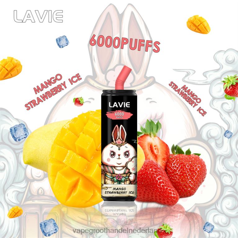 LAVIE Coke BAR 6000 trekjes 60LDV273 | Vape Groothandel Nederland mango-aardbei-ijs