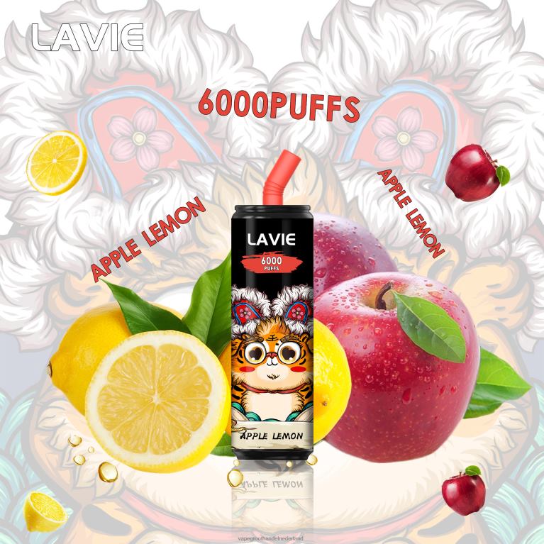 LAVIE Coke BAR 6000 trekjes 60LDV275 | Groothandel Vape Wegwerp appel citroen