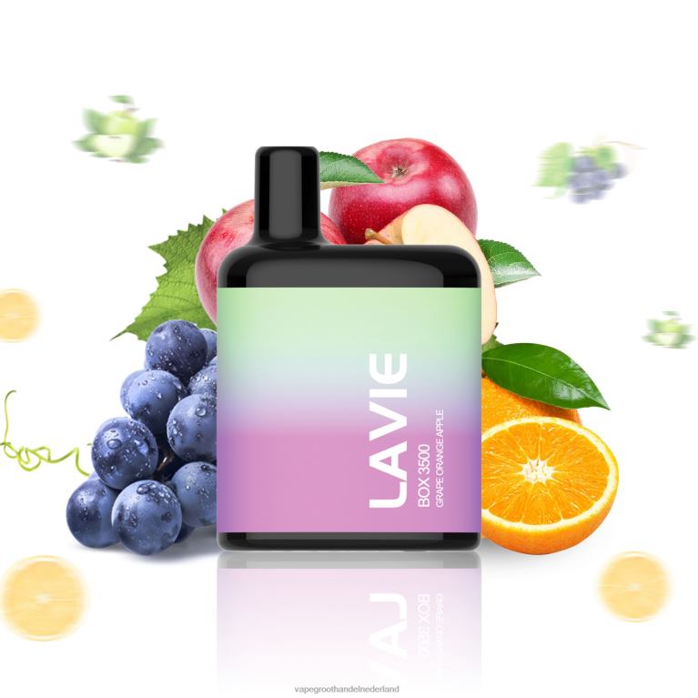 LAVIE BOX 3500 trekjes 60LDV212 | Vape Bestseller druif oranje appel
