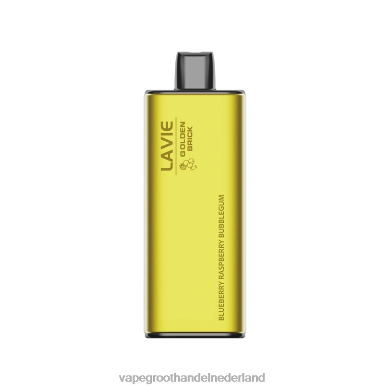 LAVIE GOLDEN BRICK 10000 trekjes 60LDV55 | Vape Nederland bosbessen-frambozen-kauwgom