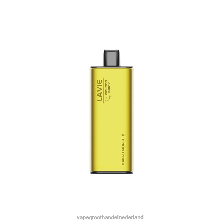 LAVIE GOLDEN BRICK 10000 trekjes 60LDV61 | Vape Groothandel Inkoop mangomonster