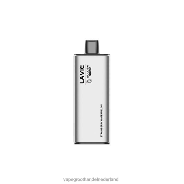 LAVIE GOLDEN BRICK 10000 trekjes 60LDV66 | Vape Groothandel Amersfoort aardbei watermeloen