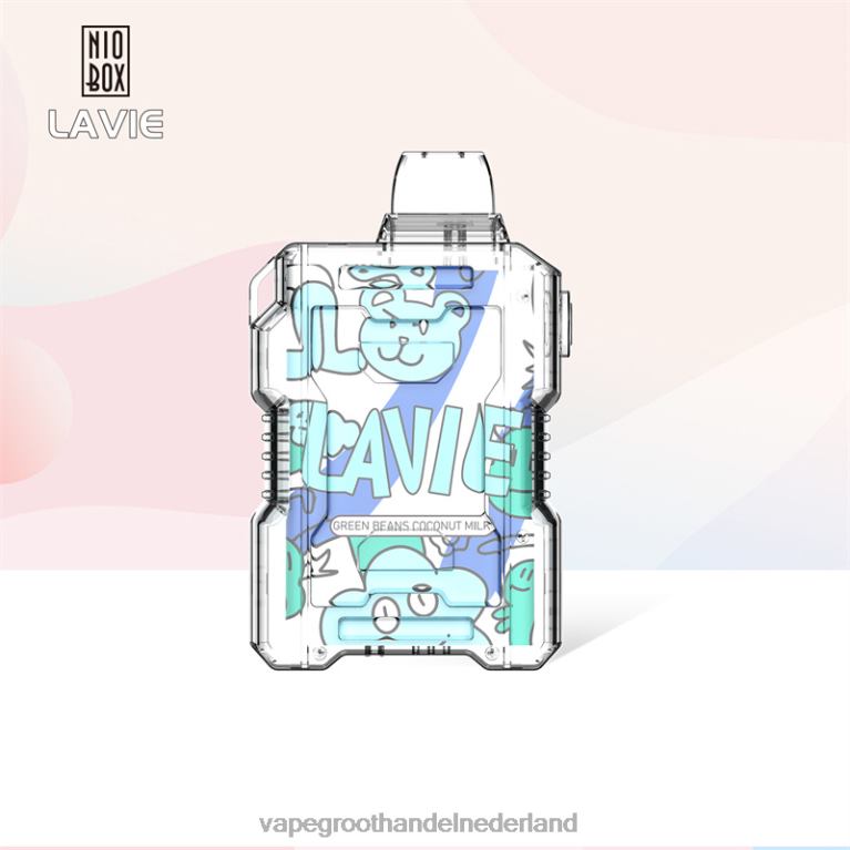 LAVIE NIO BOX 9000 trekjes 60LDV188 | Vape Bestseller groene bonen kokosmelk