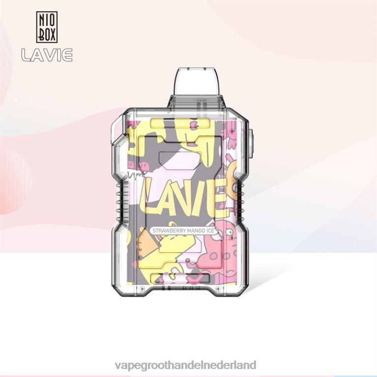 LAVIE NIO BOX 9000 trekjes 60LDV190 | Wegwerpbaar Vape aardbei-mango-ijs