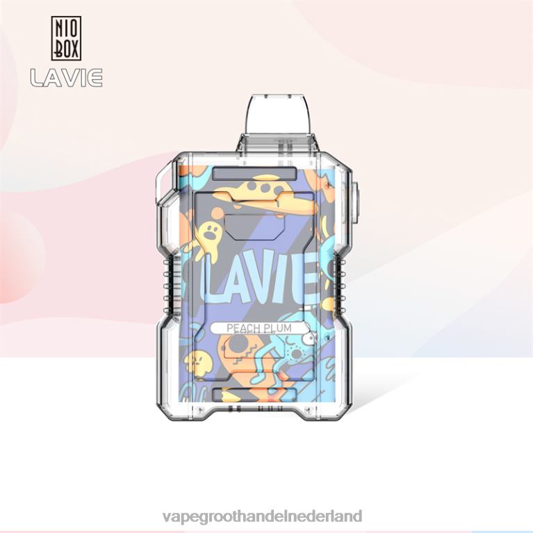 LAVIE NIO BOX 9000 trekjes 60LDV198 | Wegwerpbaar Vape perzik pruim