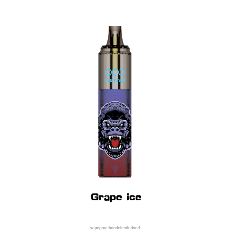 LAVIE OCO Carnaval 10.000 trekjes 60LDV350 | Wegwerpbaar Vape druiven ijs