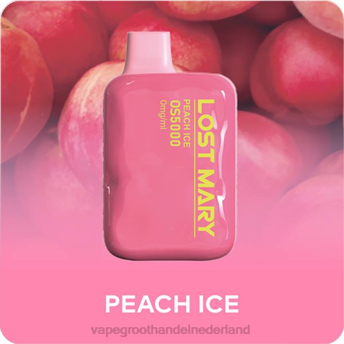 2NRV509 perzik ijs - Vape bestseller LOST MARY OS5000 0mg/ml