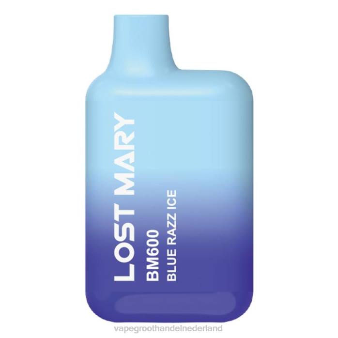 2NRV351 blauw razz-ijs - wegwerpbaar Vape LOST MARY BM600