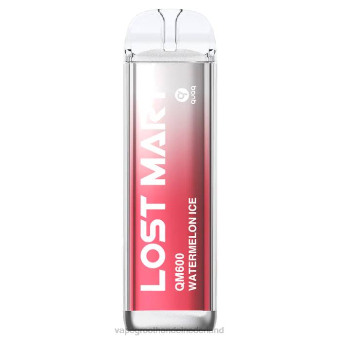 2NRV411 watermeloen ijs - wegwerpbaar Vape LOST MARY QM600