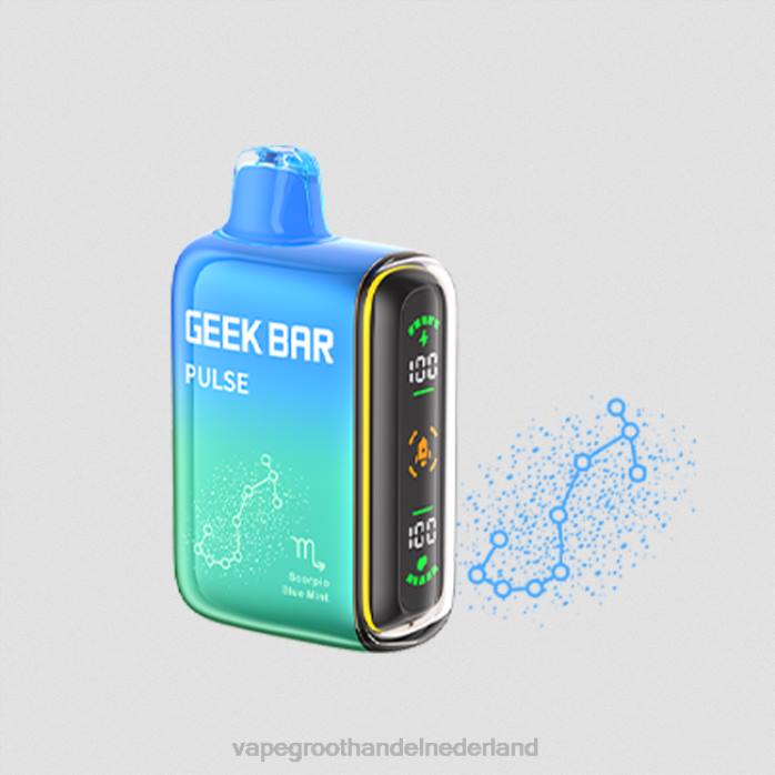 2NRV73 blauwe munt - pod systeem Vape GEEK BAR Pulse dierenriemeditie 7500 trekjes/15000 trekjes