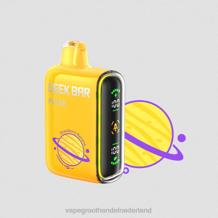 2NRV75 aardbei banaan - Vape Amsterdam GEEK BAR Pulse planet editie 7500 trekjes/15000 trekjes