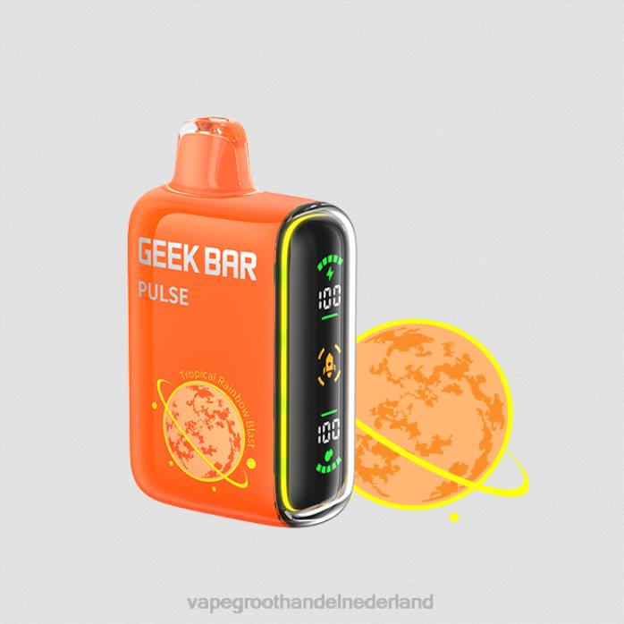 2NRV78 tropische regenboogexplosie - Vape groothandel Nederland GEEK BAR Pulse planet editie 7500 trekjes/15000 trekjes