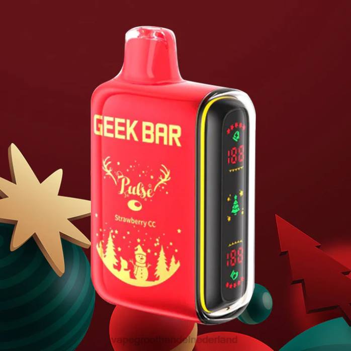 2NRV86 aardbei cc - wegwerp Vape Groningen GEEK BAR Pulse vakantieeditie 7500 trekjes/15000 trekjes