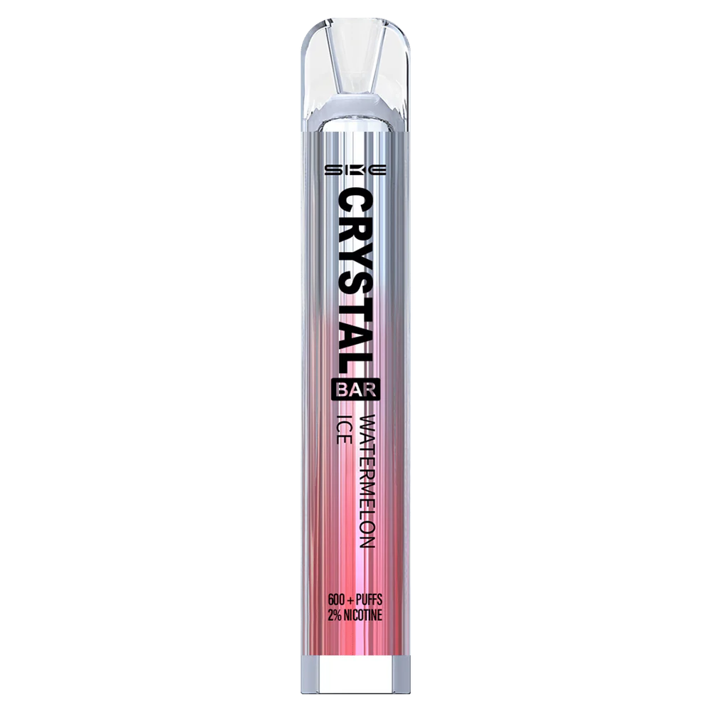 2NRV261 watermeloen ijs - wegwerpbaar Vape SKE Crystal Bar wegwerpvape 600 trekjes