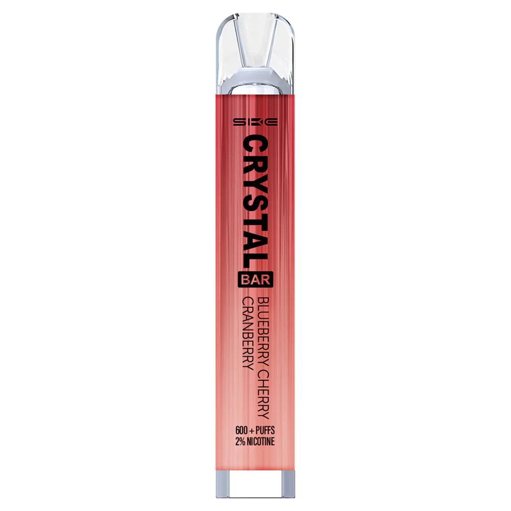 2NRV268 bosbes kers cranberry - Vape groothandel Nederland SKE Crystal Bar wegwerpvape 600 trekjes