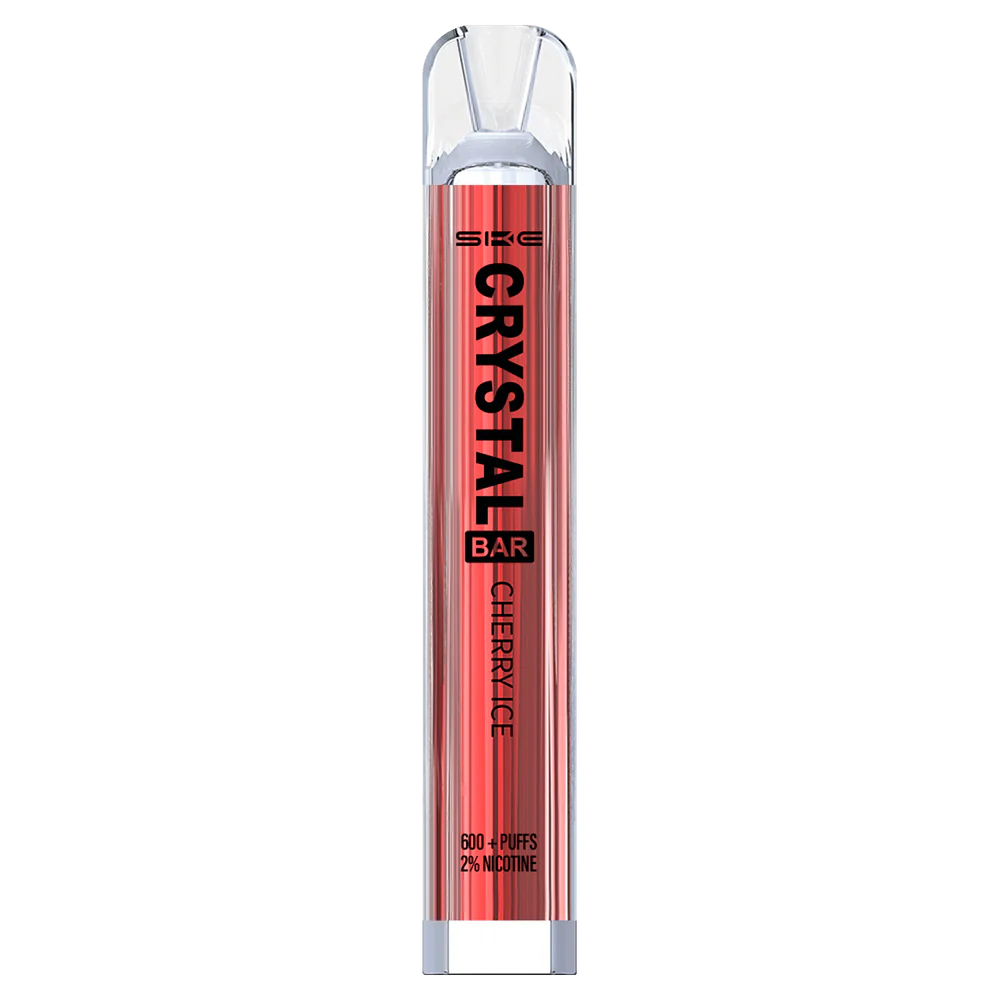 2NRV269 kersen ijs - Vape bestseller SKE Crystal Bar wegwerpvape 600 trekjes