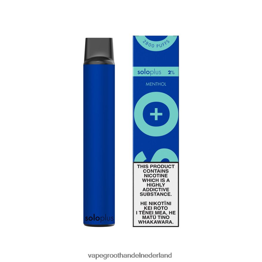 Vape Amsterdam J4X8F432 - Solo Plus wegwerp damp menthol