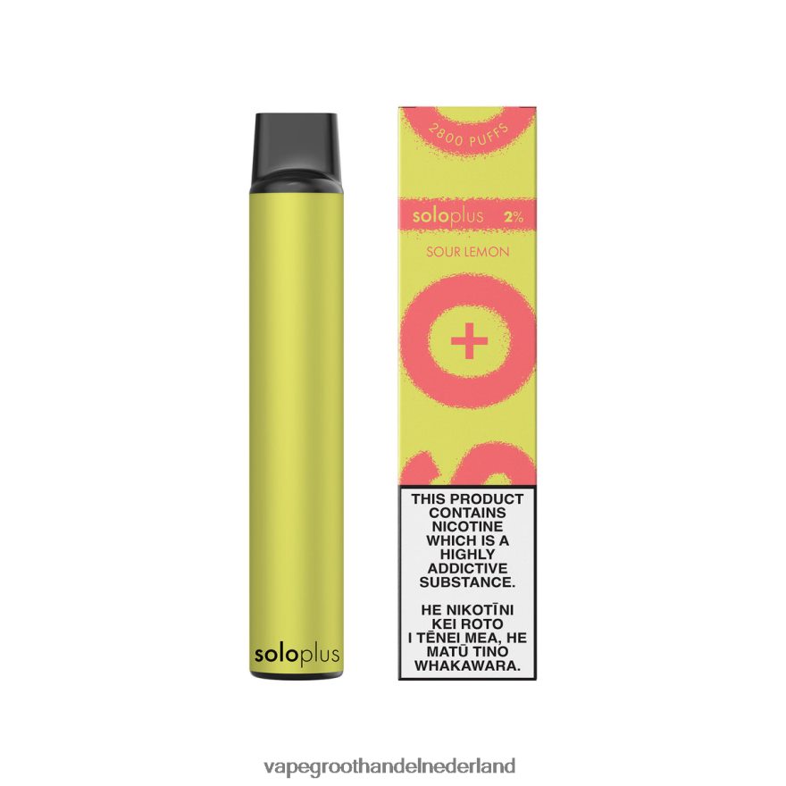 Vape Bestseller J4X8F436 - Solo Plus wegwerp damp zure citroen