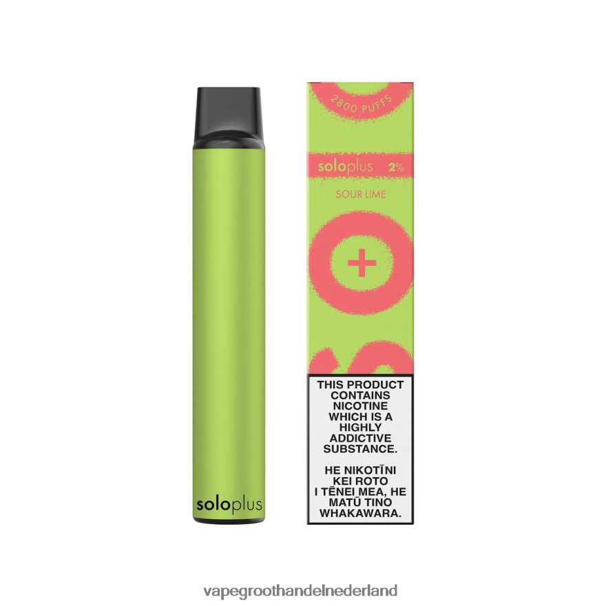 Vape Groothandel Amersfoort J4X8F434 - Solo Plus wegwerp damp zure limoen