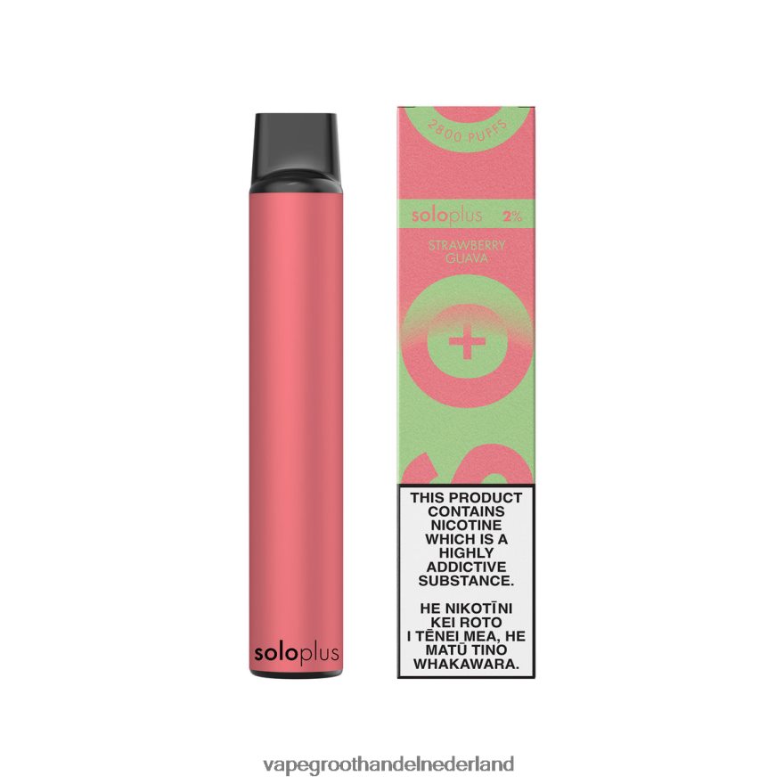 Vape Groothandel Inkoop J4X8F437 - Solo Plus wegwerp vape-paradijscollectie aardbei guave