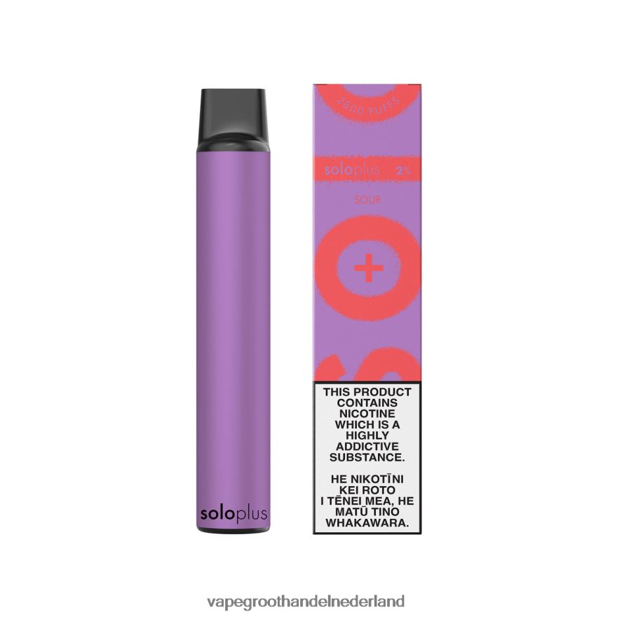 Vape Groothandel Nederland J4X8F425 - Solo Plus wegwerp damp zuur