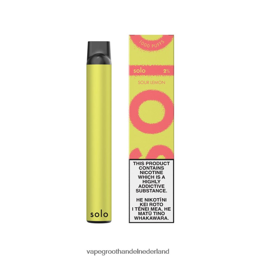 Vape Bestseller J4X8F412 - Solo wegwerp damp zure citroen