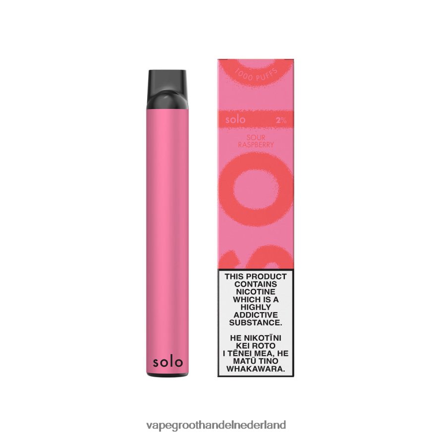 Vape Groothandel Inkoop J4X8F413 - Solo wegwerp damp zure framboos
