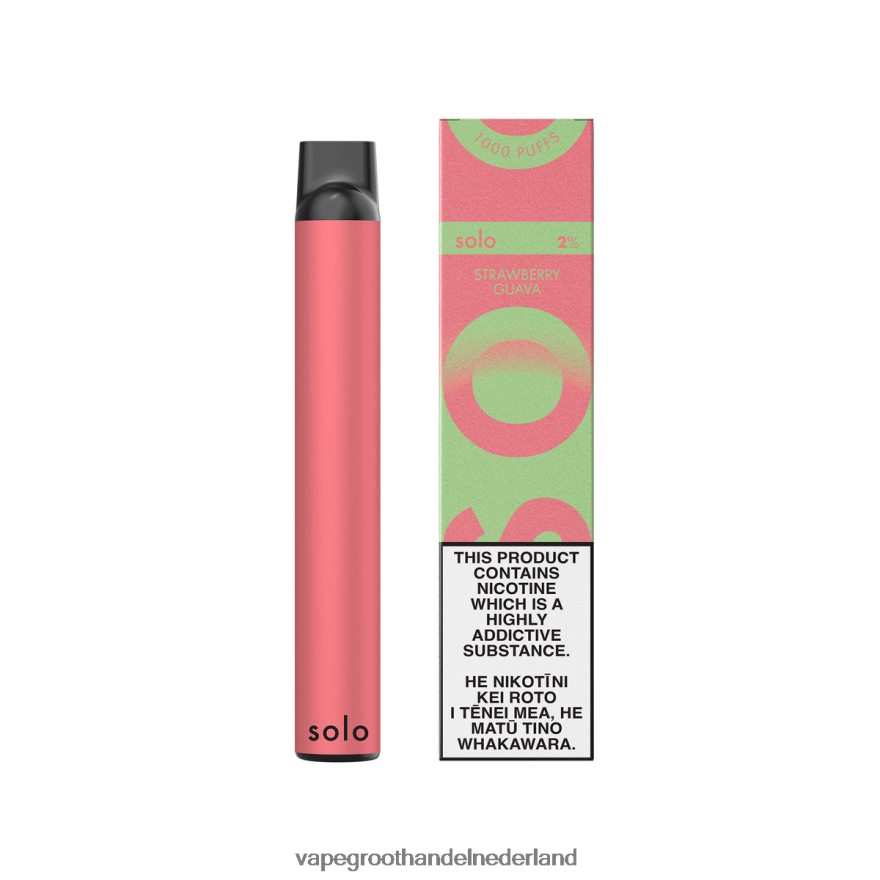 Vape Groothandel Inkoop J4X8F421 - Solo wegwerp vape-paradijscollectie aardbei guave