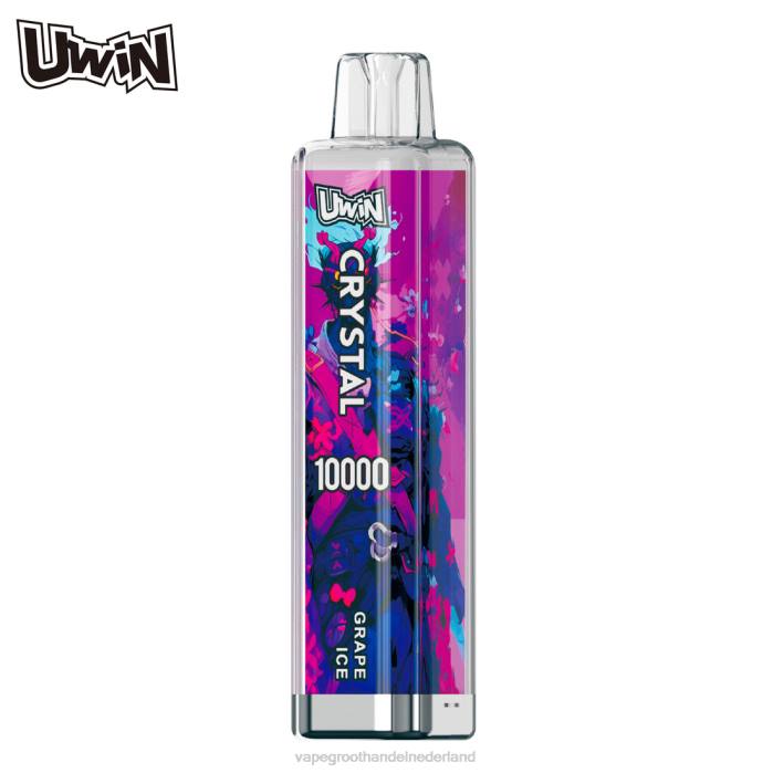 Vape Groothandel Amersfoort druiven ijs - UWIN CRYSTAL 10000 wegwerpvape T8042