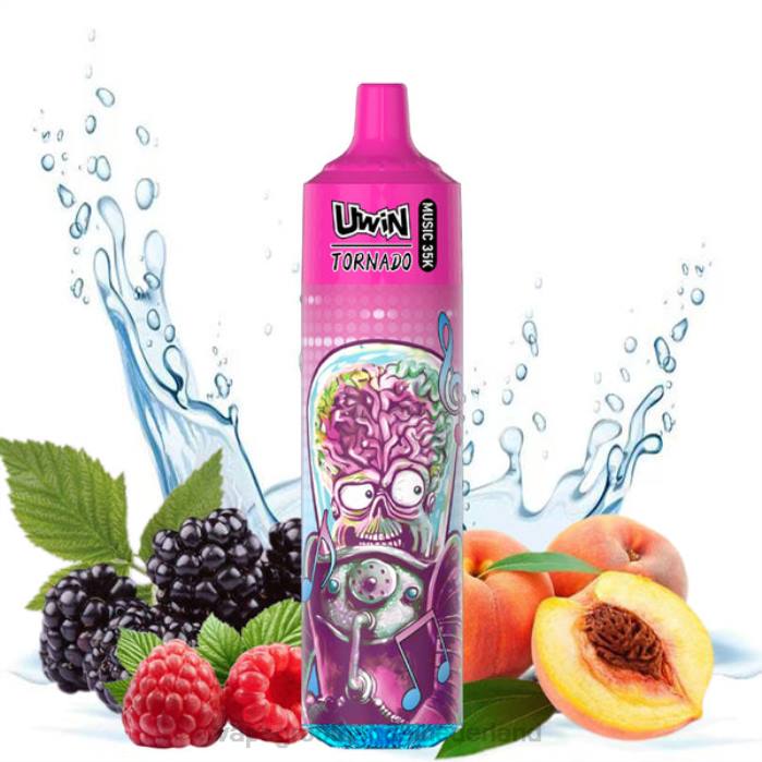 Groothandel Vape Wegwerp perzik bes - UWIN CRYSTAL 35k wegwerpdamp T80427