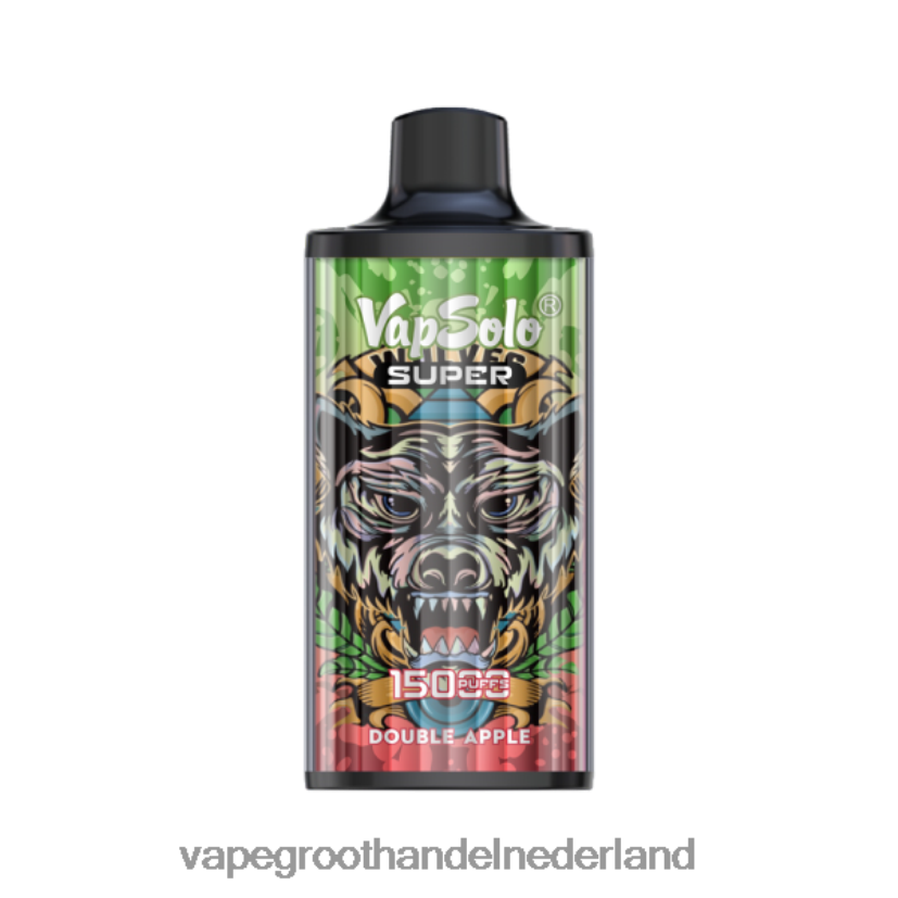 Pod Systeem Vape 8N08XX111 Vapsolo SUPER wegwerp damp dubbele appel
