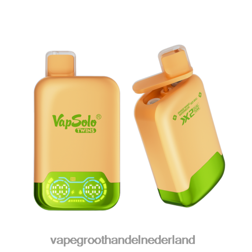 Vape Bestseller 8N08XX124 Vapsolo TWINS wegwerp damp oranje mango watermeloen & red bull