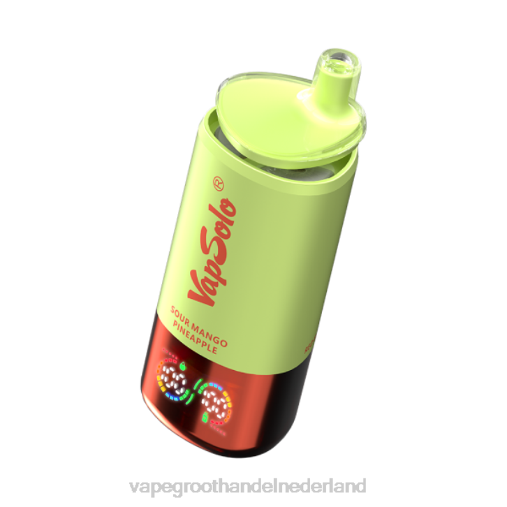 VapSolo Triple 30.000 trekjes Y42D5 aardbei-kiwi & zure mango-ananas & red bull Vape Groothandel Inkoop