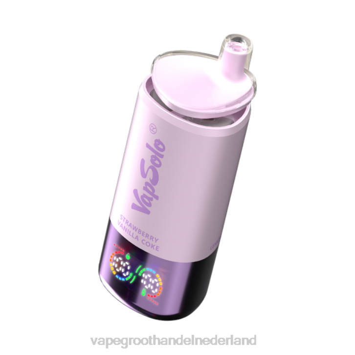 VapSolo Triple 30.000 trekjes Y42D7 aardbei-vanille-cola & bosbessen frambozen & citroen-limoen Vape Nederland