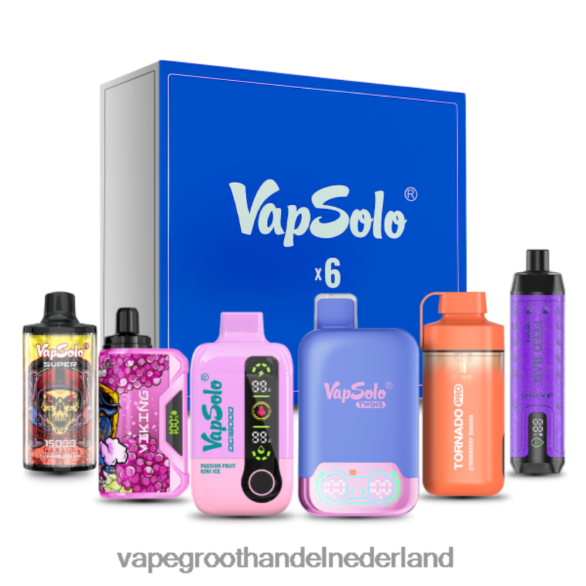 Pod Systeem Vape 8N08XX119 Vapsolo verrassingsboxset willekeurige smaken