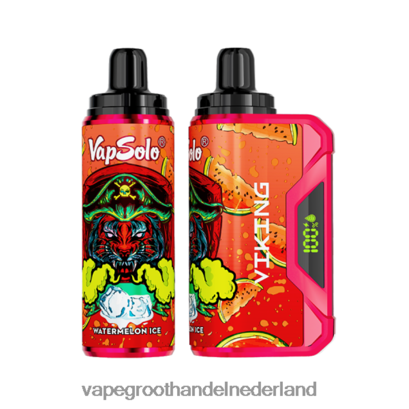 Wegwerpbaar Vape 8N08XX142 Vapsolo VIKING wegwerp damp watermeloen ijs