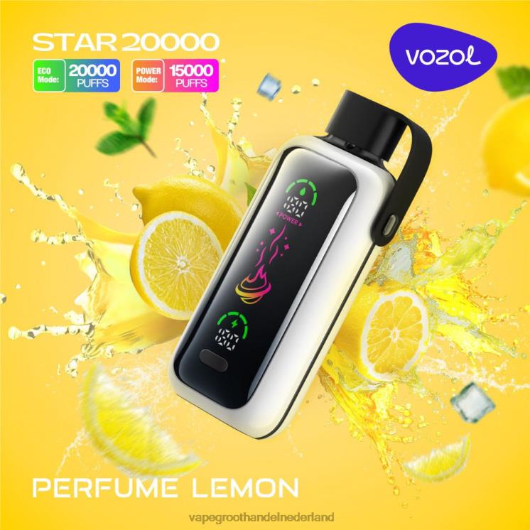 Groothandel Vape Wegwerp parfum citroen 8NF2Z17 VOZOL STAR 20000