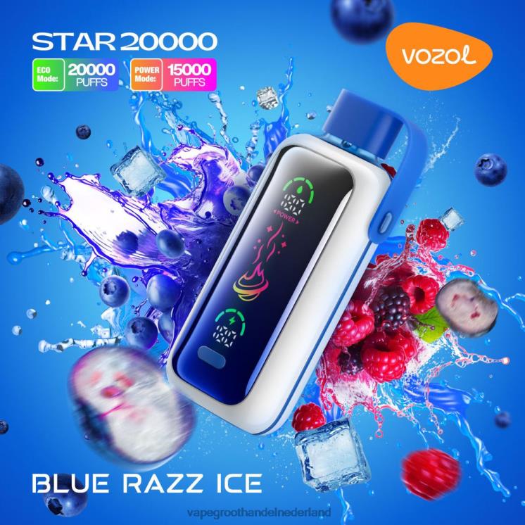 blauw razz-ijs