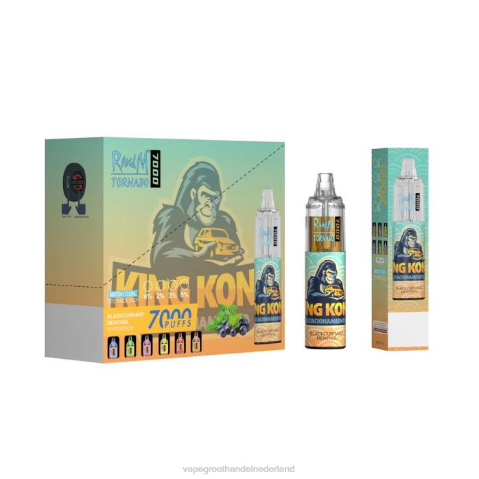 2NRV1 wegwerpbaar - wegwerpbaar Vape RandM Tornado 7000 5%
